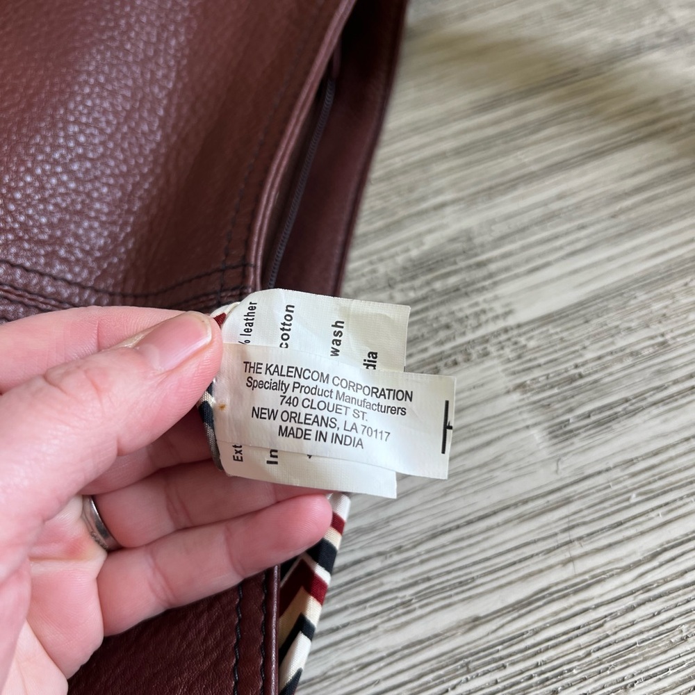 Hadaki Brown Leather Hobo Bag - Picture 13 of 13